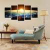 Sun Horizon 5-Piece Canvas