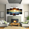 Sun Horizon 5-Piece Canvas