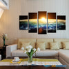 Sun Horizon 5-Piece Canvas