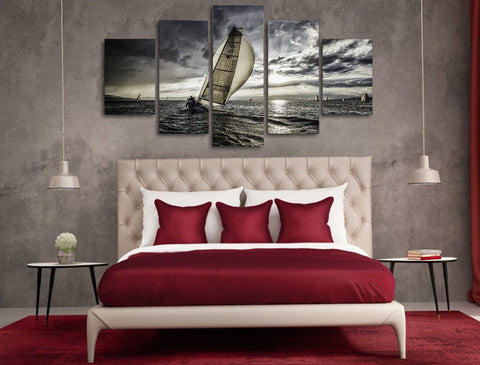 Sailing Memories with Friends 5-Piece Canvas