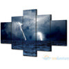 Thunderstorm By the Sea 5-Piece canvas