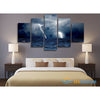 Thunderstorm By the Sea 5-Piece canvas