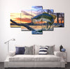 Bass Ass Fishing 5-piece Canvas