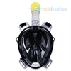 Snorkeling Full Face Diving Mask w/ Mount for GoPro