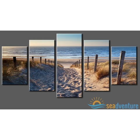 Footpath to Paradise 5-piece Canvas