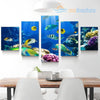 Underwater Scenery Canvas Wall Print