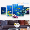 Underwater Scenery Canvas Wall Print