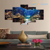 Scuba Divers Playground 5 Piece Canvas