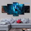 Scuba World Canvas Wall Print