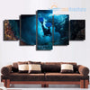 Scuba World Canvas Wall Print