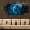 Scuba World Canvas Wall Print