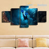 Scuba World Canvas Wall Print