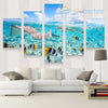 Crystal Clear Ocean Canvas Wall Print