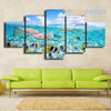 Crystal Clear Ocean Canvas Wall Print