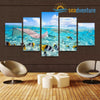 Crystal Clear Ocean Canvas Wall Print