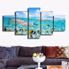 Crystal Clear Ocean Canvas Wall Print