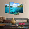 Snorkelling in Indonesia 5-Piece Canvas