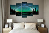 Northern Light Sky 5-Piece Canvas