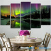 Alaska Night Sky 5-Piece Canvas