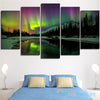 Alaska Night Sky 5-Piece Canvas