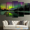 Alaska Night Sky 5-Piece Canvas