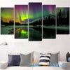 Alaska Night Sky 5-Piece Canvas