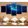 The Surfer Girl 5-Piece Canvas